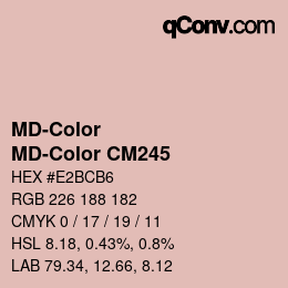Color code: MD-Color - MD-Color CM245 | qconv.com
