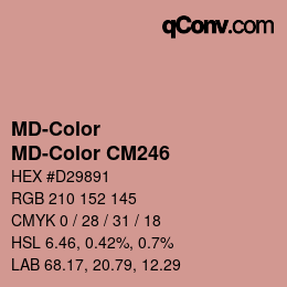 カラーコード: MD-Color - MD-Color CM246 | qconv.com