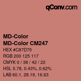 カラーコード: MD-Color - MD-Color CM247 | qconv.com