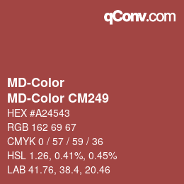 カラーコード: MD-Color - MD-Color CM249 | qconv.com