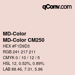 Color code: MD-Color - MD-Color CM250 | qconv.com