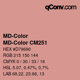 Color code: MD-Color - MD-Color CM251 | qconv.com