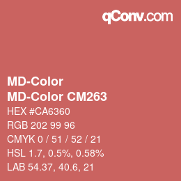 Farbcode: MD-Color - MD-Color CM263 | qconv.com
