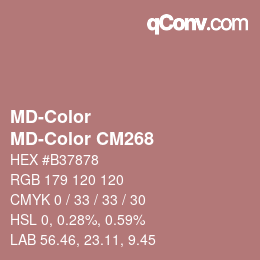 Color code: MD-Color - MD-Color CM268 | qconv.com