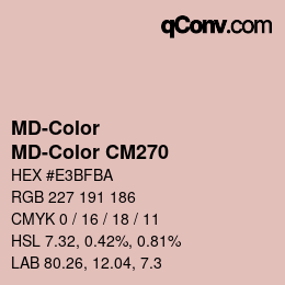 Farbcode: MD-Color - MD-Color CM270 | qconv.com