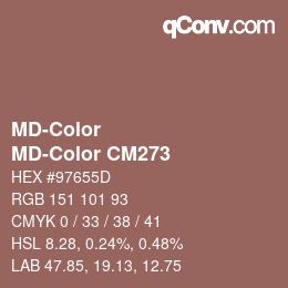 Color code: MD-Color - MD-Color CM273 | qconv.com