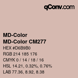 カラーコード: MD-Color - MD-Color CM277 | qconv.com
