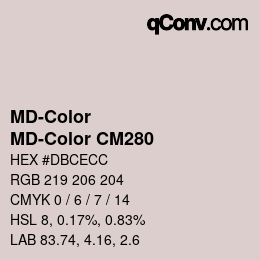 Color code: MD-Color - MD-Color CM280 | qconv.com