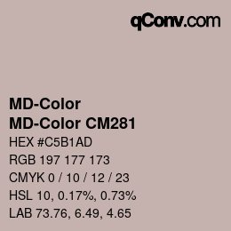 Color code: MD-Color - MD-Color CM281 | qconv.com