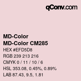 Color code: MD-Color - MD-Color CM285 | qconv.com