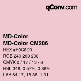 カラーコード: MD-Color - MD-Color CM286 | qconv.com