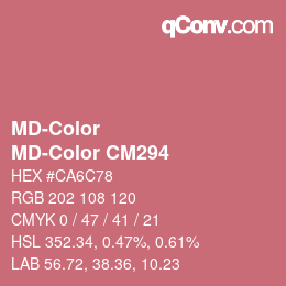 Color code: MD-Color - MD-Color CM294 | qconv.com