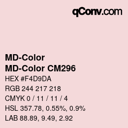 Farbcode: MD-Color - MD-Color CM296 | qconv.com