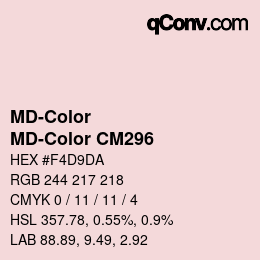 Color code: MD-Color - MD-Color CM296 | qconv.com