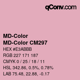 カラーコード: MD-Color - MD-Color CM297 | qconv.com