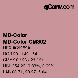 カラーコード: MD-Color - MD-Color CM302 | qconv.com
