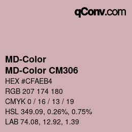 Color code: MD-Color - MD-Color CM306 | qconv.com