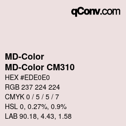 Color code: MD-Color - MD-Color CM310 | qconv.com