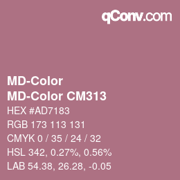 カラーコード: MD-Color - MD-Color CM313 | qconv.com