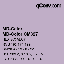 Farbcode: MD-Color - MD-Color CM327 | qconv.com