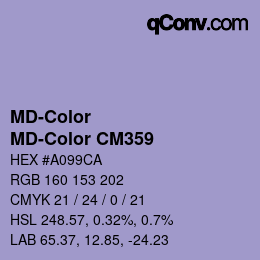 Farbcode: MD-Color - MD-Color CM359 | qconv.com