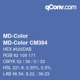 Color code: MD-Color - MD-Color CM384 | qconv.com