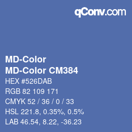 Código de color: MD-Color - MD-Color CM384 | qconv.com