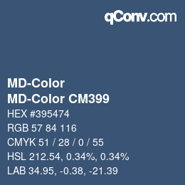 カラーコード: MD-Color - MD-Color CM399 | qconv.com