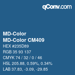 Color code: MD-Color - MD-Color CM409 | qconv.com