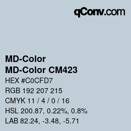 Farbcode: MD-Color - MD-Color CM423 | qconv.com