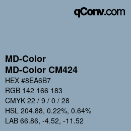 Color code: MD-Color - MD-Color CM424 | qconv.com