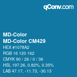 カラーコード: MD-Color - MD-Color CM429 | qconv.com