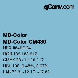 Farbcode: MD-Color - MD-Color CM430 | qconv.com