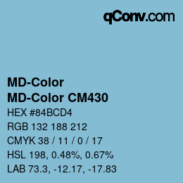 カラーコード: MD-Color - MD-Color CM430 | qconv.com