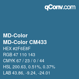 カラーコード: MD-Color - MD-Color CM433 | qconv.com