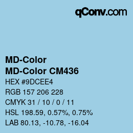 Farbcode: MD-Color - MD-Color CM436 | qconv.com