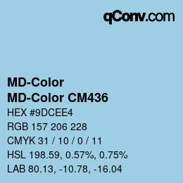 カラーコード: MD-Color - MD-Color CM436 | qconv.com