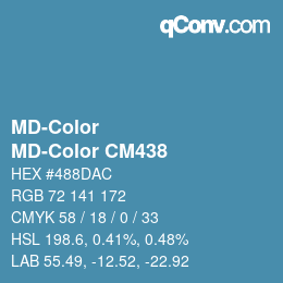 カラーコード: MD-Color - MD-Color CM438 | qconv.com