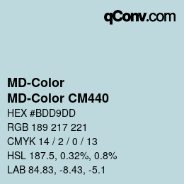 カラーコード: MD-Color - MD-Color CM440 | qconv.com