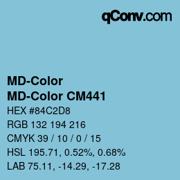 Color code: MD-Color - MD-Color CM441 | qconv.com