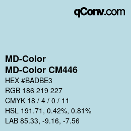 Farbcode: MD-Color - MD-Color CM446 | qconv.com