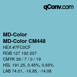 カラーコード: MD-Color - MD-Color CM448 | qconv.com
