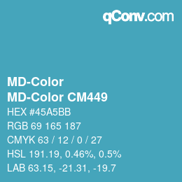 カラーコード: MD-Color - MD-Color CM449 | qconv.com