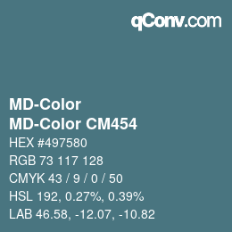 Color code: MD-Color - MD-Color CM454 | qconv.com