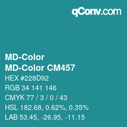 Farbcode: MD-Color - MD-Color CM457 | qconv.com