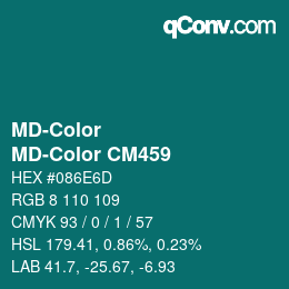 カラーコード: MD-Color - MD-Color CM459 | qconv.com