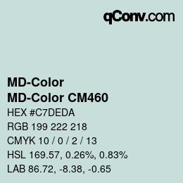 カラーコード: MD-Color - MD-Color CM460 | qconv.com