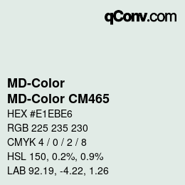 Color code: MD-Color - MD-Color CM465 | qconv.com