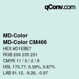 Farbcode: MD-Color - MD-Color CM466 | qconv.com