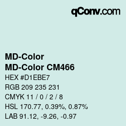 カラーコード: MD-Color - MD-Color CM466 | qconv.com